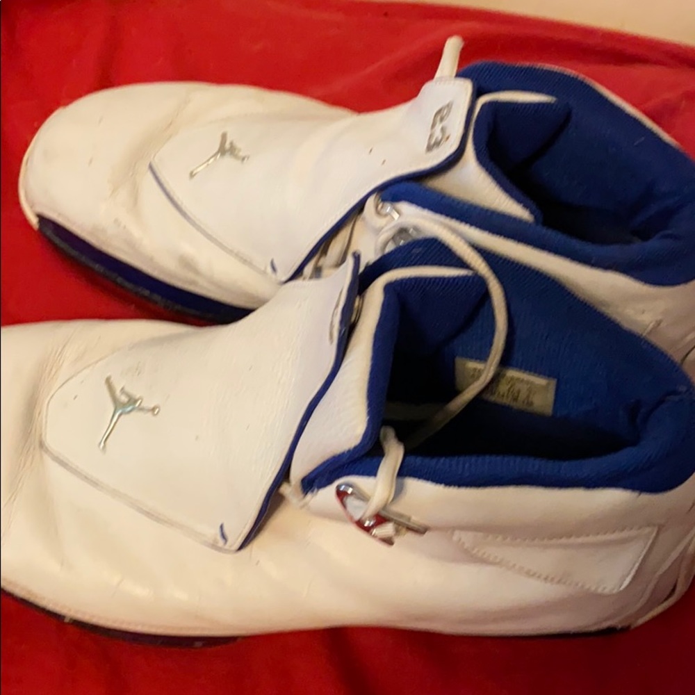 Nike air Jordan 18 OG white sport royal 2003